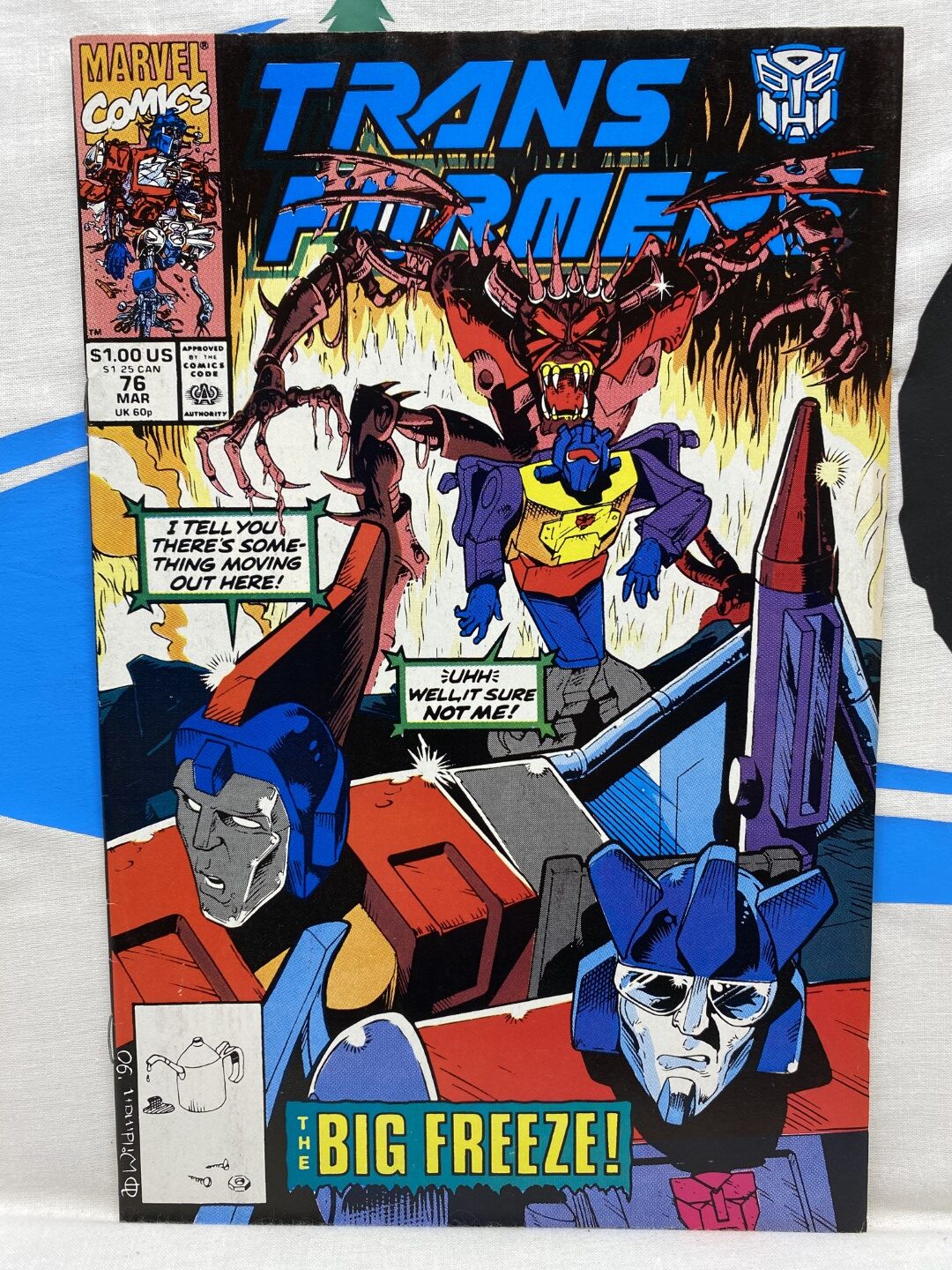 Marvel Transformers #76 Mar 1991 [Direct] – Webster Creek